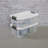 Sterilite Clear Plastic Stackable Storage Bin with White Latch Lid-115280988