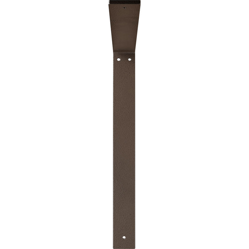 Support en acier Hamilton, H 18 po x l 2 po x P 18 po, Hammered Brown