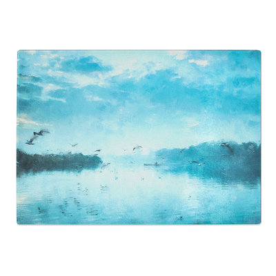 Birds in Flight Painting Chopping Board
