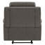 Fauteuil inclinable électrique gris zéro gravité