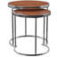 Middlewich Glass Top Frame Nesting Tables-21808574-36635041