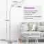 Lampe sur pied 68,5 "à DEL à intensité variable avec double tête et lampe DEL super brillante 18W avec télécommande-102958271