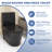 1-Piece 1.1/1.6 GPF Water-Efficient Dual-Flush Elongated Standard-Size Toilet With Soft Closing Seat-122433449