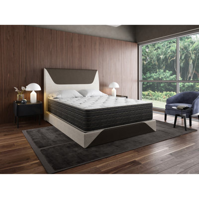 13.5" Two Sided Mattress King, With High Density Foam And Extra Firm Edge Springs For Enhanced Support King Size -wicking Properties Perimeter