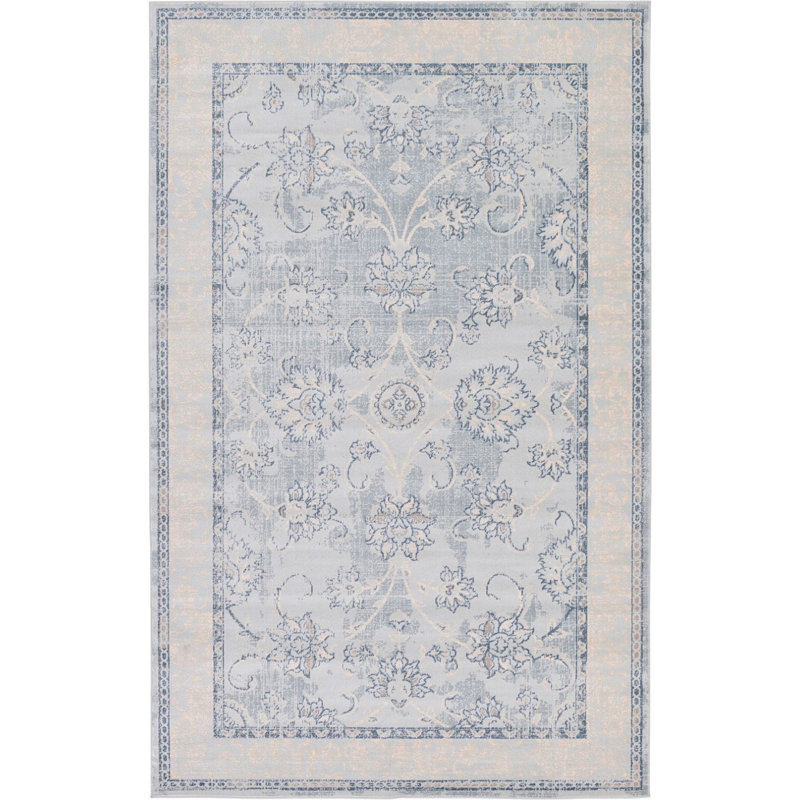 Padang Sidempuan Oriental Indoor Rug, Rectangle 3'3" x 5'3"