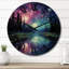 Horloge murale en bois massif Stijn-943309651