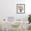 «Sunny Chinoiserie Pink Bouquet», reproduction sous verre, conception par Carol Robinson-938233592-938233594