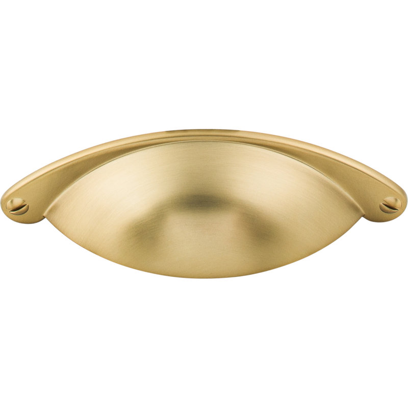 Arendal 2 1/2" Center to Center Cup Pull, Honey Bronze