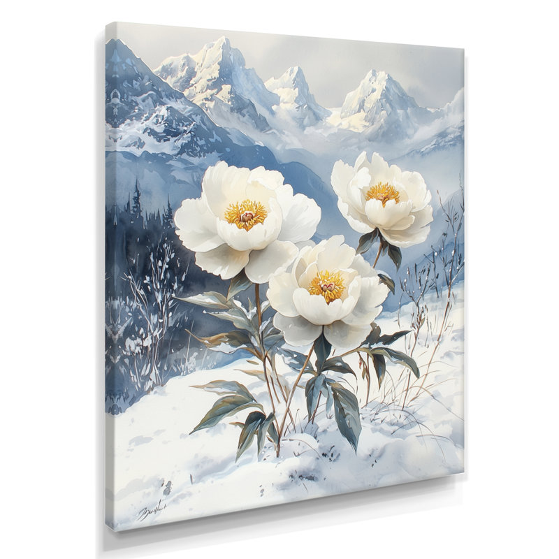 Ghulam - impressions murales florales, H 40 po x l 30 po, Toile tendue, Ne s’applique pas