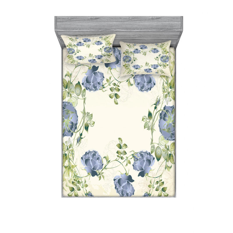 Ensemble de draps roses, Ensemble de drap pour grand lit avec drap-housse