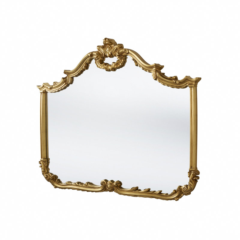 Christopherso Traditional Accent Landscape Mirror, Gold