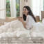 Ensemble de housse de couette légère avec fermeture à glissière 8 attaches 100% coton lavé MooMee-109236630-111275637
