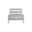 Lit simple gris avec tête de lit et structure en bois d'hévéa, idéal pour tout intérieur, structure stable-699237391