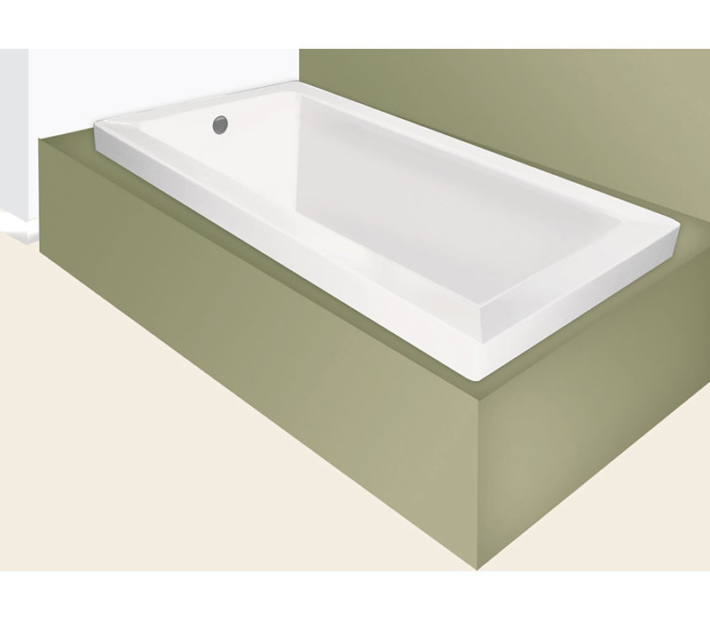 Moderno 60'' x 32'' Soaking Acrylic Bathtub