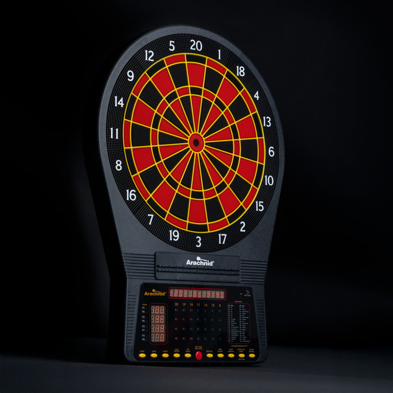 Arachnid Cricket Pro 750 Electronic Dartboard with Darts