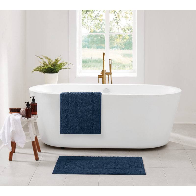  Cloud Bath Rug, 20x34 Rug 2 Pack, Blue