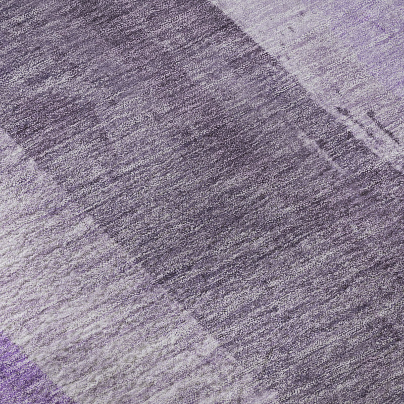 Premium Machine Washable Mayfield AMF1689 Stripes Rug, Rectangle 3' x 5'