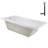 72'' x 36'' Acrylic Soaking Drop-In Bathtub, Drain Included-97530176