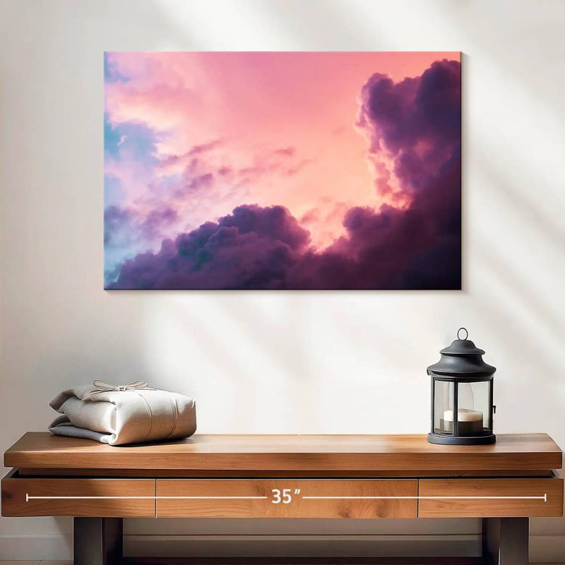 Coucher de soleil Cloudscape, H 16 po x l 24 po