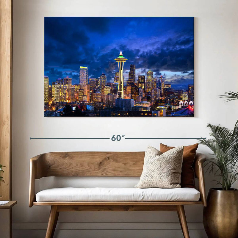 Sireci Space Needle Standout, 34" H x 51" W