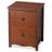 Solid Pine Nightstand Painted Finish 2 Drawers 17.7 Inch W-973493399