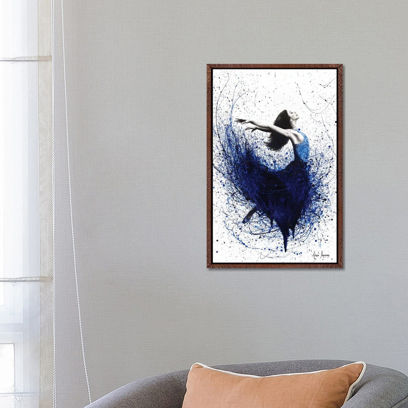 Deep Sea Dancer by Ashvin Harrison - Print on Canvas, Classic Brown Wood Framed, 66.04 cm H x 45.72 cm W