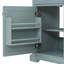 Meuble-lavabo 36 po avec lavabo, lavabo en céramique, 2 tiroirs basculants, charnières de porte à fermeture en douceur, gris