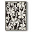 Fleurs dans le jardin I, reproduction encadrée - bois massif-1791897923