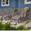 Chaise Adirondack moderne Crystal Harbor beige