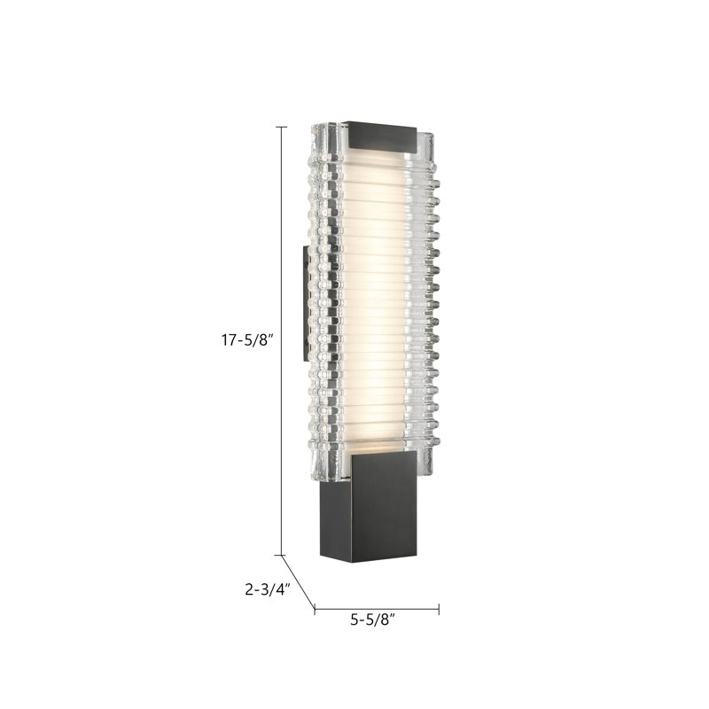 Alai 1 - Light LED Bath Sconce, Urban Bronze