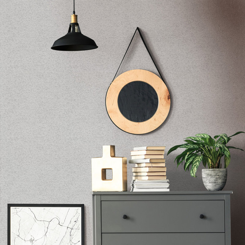 33cmm x 33cm Matte Wallpaper Roll, Light Grey