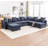 Kempson 7 - Piece Upholstered U-Shaped Sectional Sofa-336210392