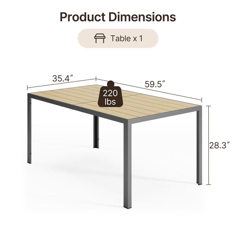 Outdoor Dining Table