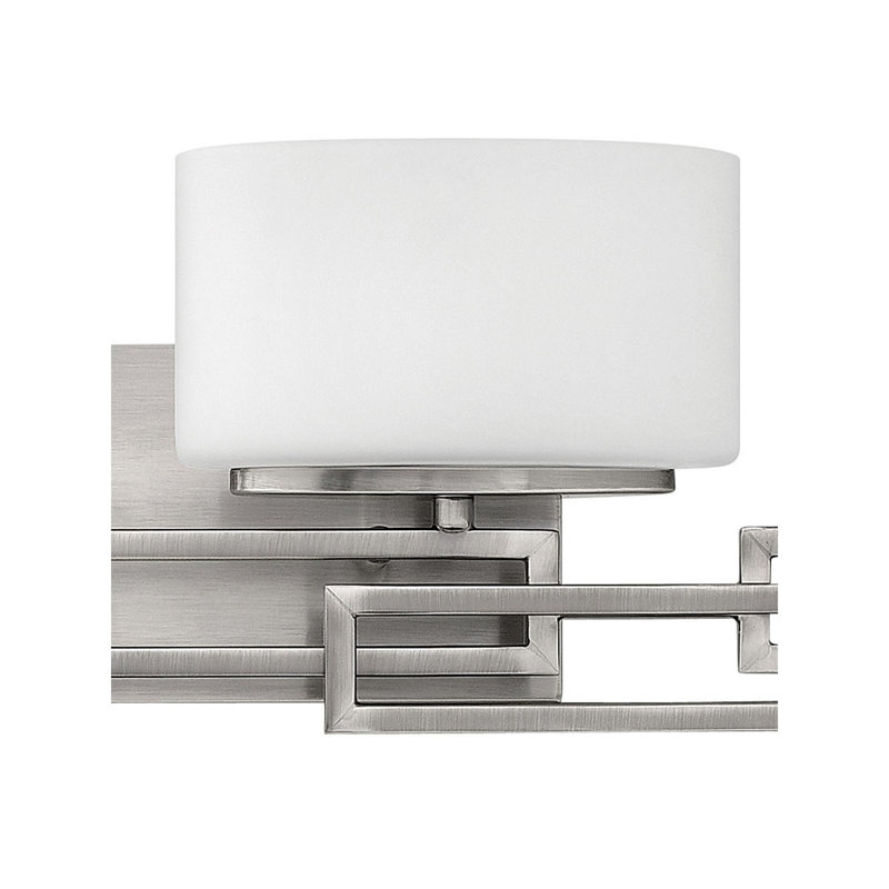Lanza 4-Light Vanity Light, Antique Nickel, Halogen