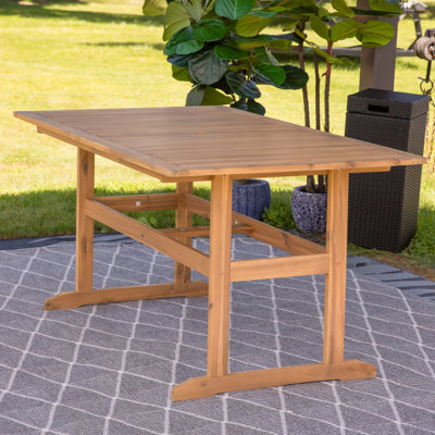 Hatteras Acacia Wood Outdoor Dining Table