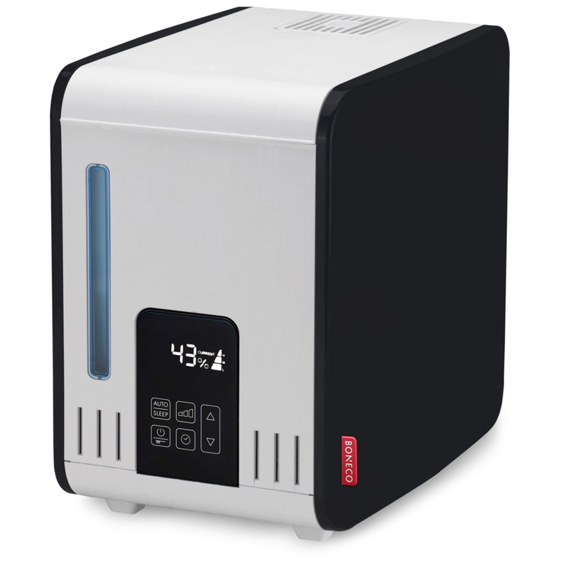 BONECO 1.8 Gallons Warm Mist Steam Console Humidifier with Adjustable Humidistat for 860 Cubic Feet