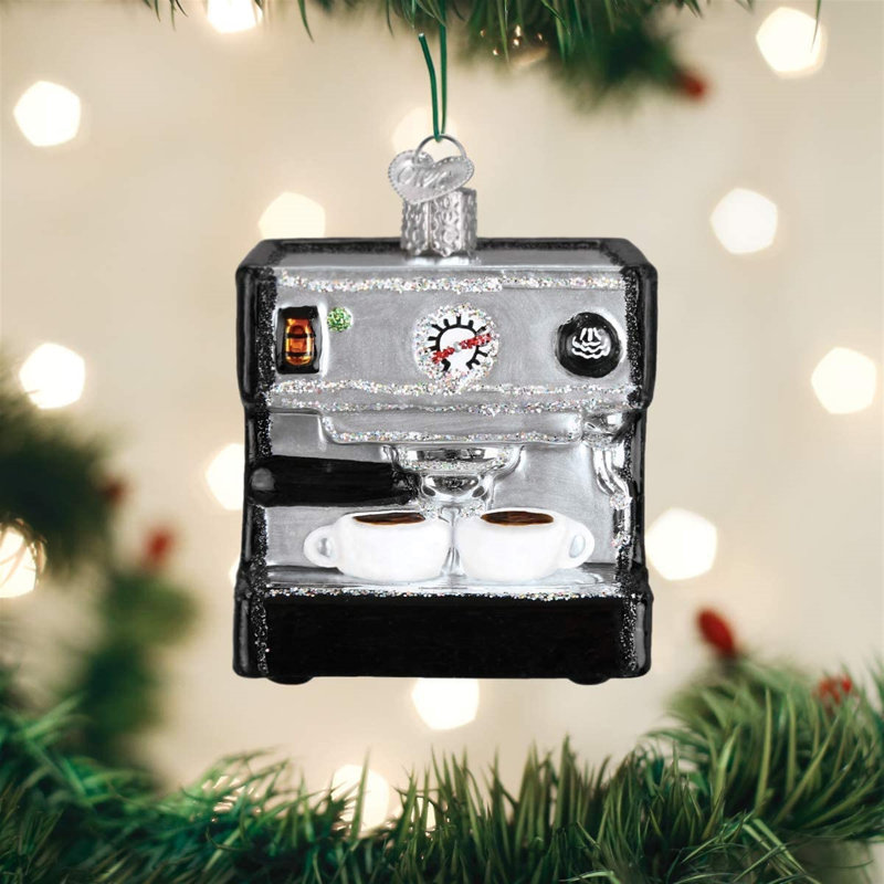 7 in. Glass Shatterproof Hanging Figurine Ornament