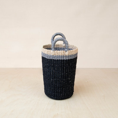 Olive Cylinder Vase Basket