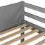 Lit mezzanine en bois massif avec échelle-1292527037