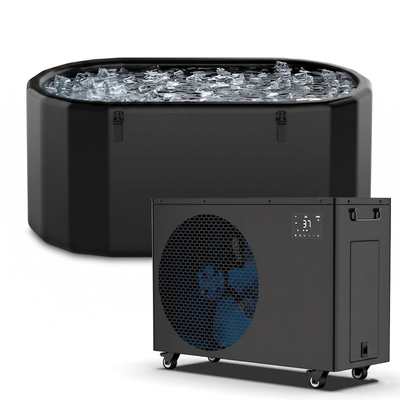 Ensemble de bain gonflable portatif avec refroidisseur d'eau froide et chaude 1 HP Smart WiFi