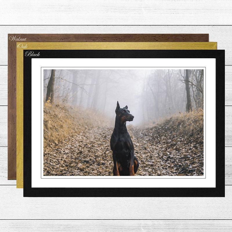 Single Picture Frame Print, Oak