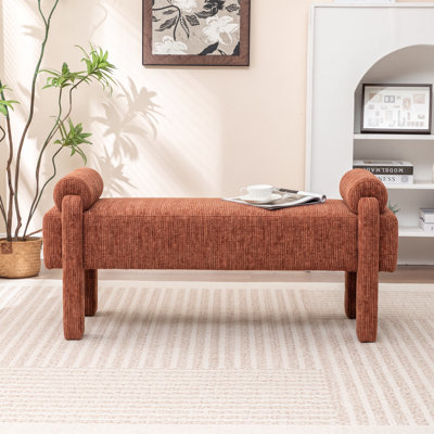 Banc rembourré en polyester Kaybree