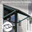 Powder-coated Metal Frame Standing Seam Fixed Window Awning All Weather Protection Door Canopy for Entrance, Windows, Porches, Balconies-126954196-126954194