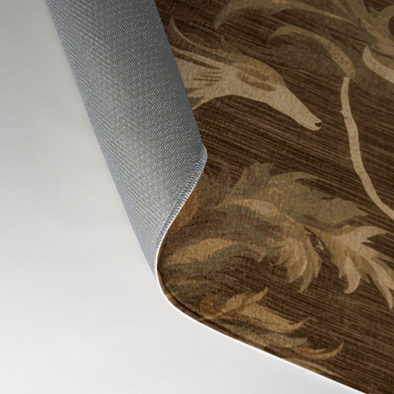 Tapis d'intérieur et d'extérieur brun Nature, Rectangle 5 pi x 7 pi