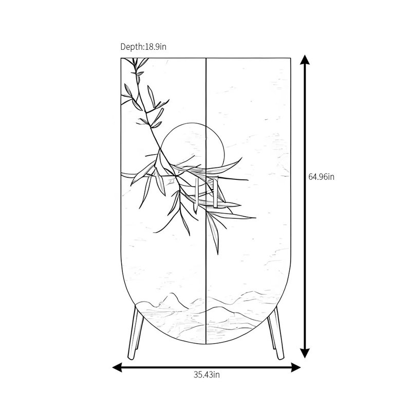 Armoire Modern Moon
