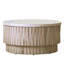 Round Teeter Totter Stone Cocktail Table