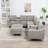 10 - Piece Upholstered Sectional-873405805
