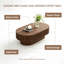Table basse ovale