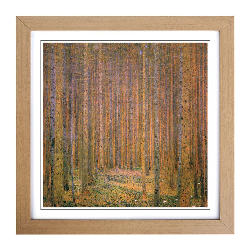 Gustav Klimt - Single Picture Frame Painting, Oak