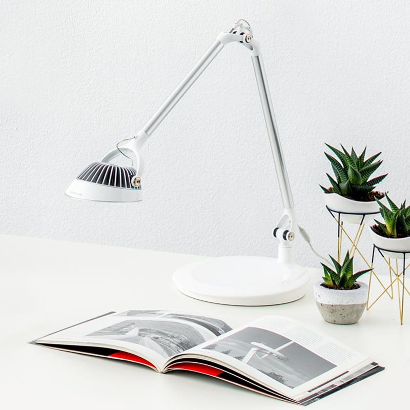 Element Vision 22" Desk Lamp, Silver